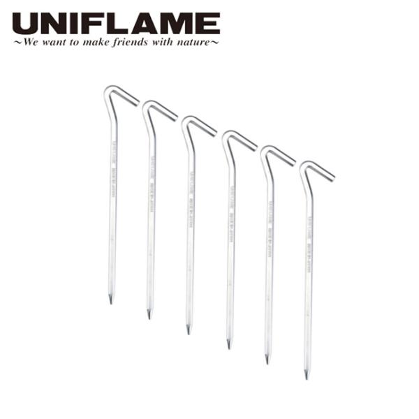 UNIFLAME ユニフレーム ジュラパワーペグ250(6本セット) 682388 【 ジュラルミン...