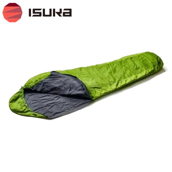 ISUKA イスカ ウルトラライト 【 寝袋 シュラフ マミー型 車中泊 登山 防災 軽量 コンパク...