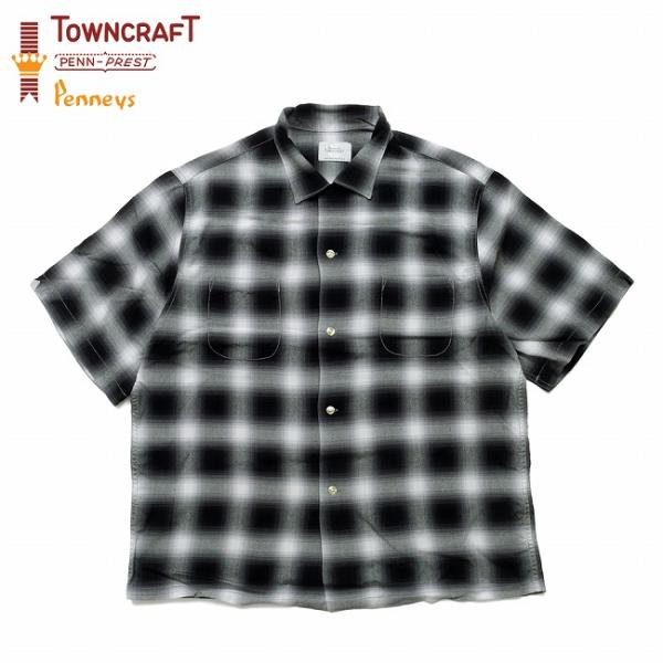 TOWNCRAFT タウンクラフト 60 LOOP COLLAR SS SHIRT 60ループカラー...