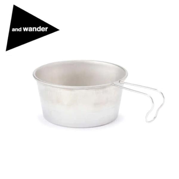 and wander アンドワンダー pint sierra cup パイントシェラカップ Silv...