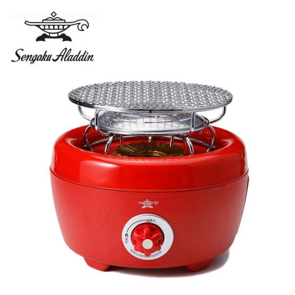 Sengoku Aladdin センゴク アラジン カセットコンロ ヒバリン レッド SAG-HB0...