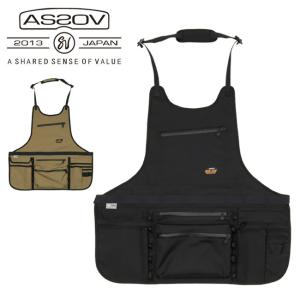 AS2OV アッソブ 305D WATER PROOF CORDURA APRON ウォータープルーフコーデュラエプロン 142000 【アウトドア/キャンプ/BBQ/ガーデニング】｜highball