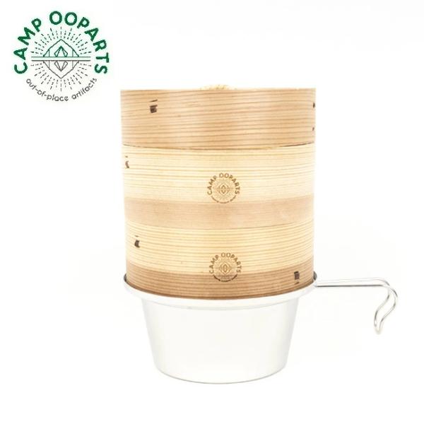 CAMP OOPARTS キャンプオーパーツ 「蒸しぇら」13cm蒸シェラカッププレート＆13cm中...