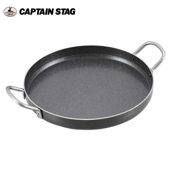 CAPTAIN STAG キャプテンスタッグ  ファイバーライン 極厚 丸型鉄板26cm M-669...
