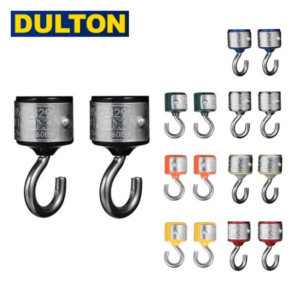 DULTON ダルトン MAGNETIC HOOK S/2 BLACK マグネティック フック 2セ...