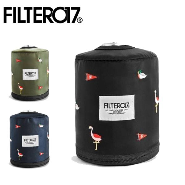 Filter017 ワイルドライフ刺繍ガス缶カバー / ロールペーパーカバー 【収納/雑貨/アウトド...