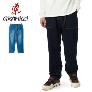 GRAMICCI グラミチ STRETCH DENIM LOOSE TAPERED RIDGE PANT ストレッチデニムルーズテーパードリッジパンツ G3FU-P052 【ボトムス/ズボン/ユニセックス】