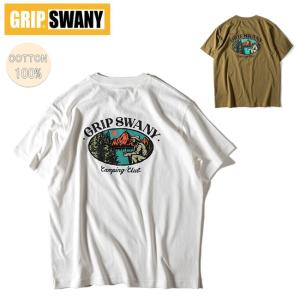 GRIP SWANY グリップスワニー GS CAMP TEE キャンプティー GSC-57 【 半袖 Tシャツ 綿 コットン アウトドア トップス 】【メール便・代引不可】