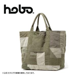 hobo ホーボー CARRY-ALL TOTE L UPCYCLED US ARMY CLOTH OLIVE キャリーオールトートエルアップサイクルユーエスアーミークロス HB-BG3413【バッグ/トート】｜highball