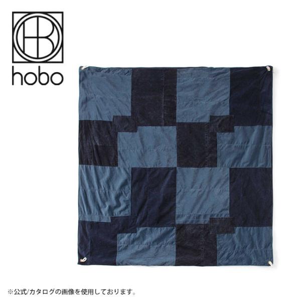 hobo ホーボー DAY BLANKET L UPCYCLED CORDUROY Navy デイブ...