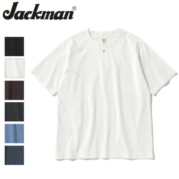 Jackman ジャックマン Henleyneck T-Shirt ヘンリーネックTシャツ JM53...