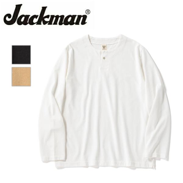 Jackman ジャックマン Henleyneck Longsleeved T-Shirt ヘンリー...