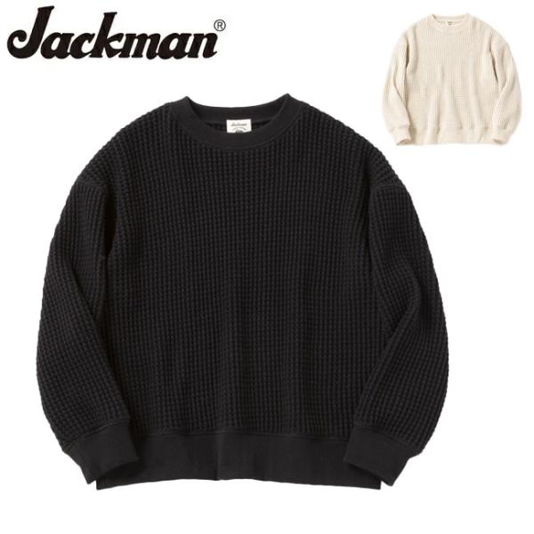 Jackman ジャックマン Waffle Crewneck ワッフルクルーネック JM7479 【...