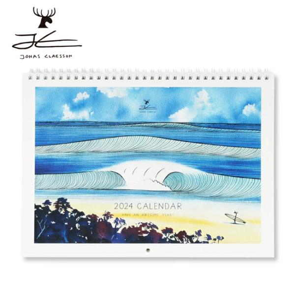 JONAS CLAESSON ジョナスクレアッソン 2024 カレンダー 【 マンスリー 壁掛け サ...