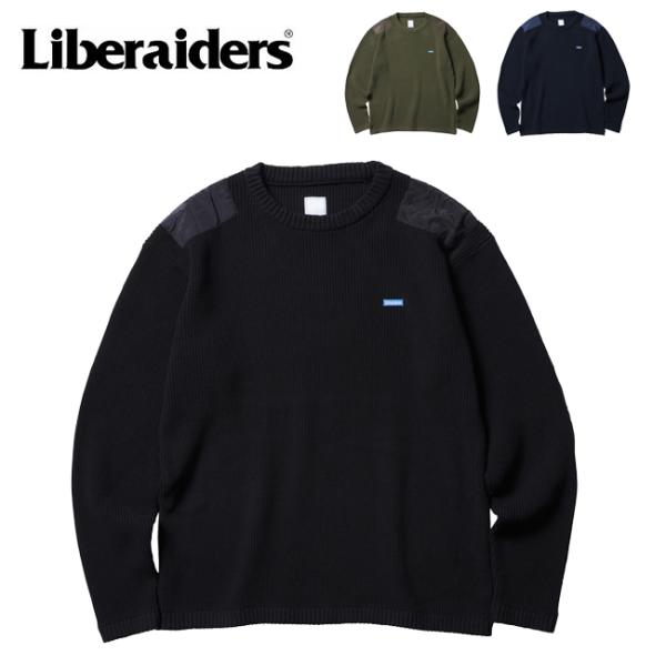 Liberaiders リベレイダース MILITARY CREW SWEATER ミリタリークルー...