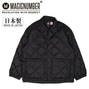 MAGIC NUMBER&THE HEARTBREAKERS×NANGA ナイロンキルティングダウンコーチジャケット 23AW-MN038【ナンガ/コラボ/アウター/日本製】｜highball