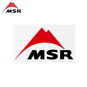 MSR エムエスアール MSR転写ステッカーM レッド/ブラック 36909 【アウトドア/シール/雑貨】【メール便・代引不可】｜highball