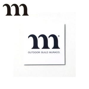 MURACO ムラコ m SQUARE STICKER スクエアステッカー WHITE A008【雑貨/シール/カスタム/アウトドア】【メール便・代引不可】