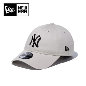 NEWERA ニューエラ 9TWENTY ウォッシュドコットンニューヨークヤンキース アイボリー×ブラック 13552111 【キャップ/帽子/ユニセックス/アウトドア】｜highball