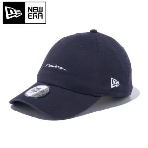 NEWERA ニューエラ カジュアルクラシック Handwritten Logo スクリプトロゴ ネイビー 13750903 【キャップ/帽子/アウトドア】｜highball