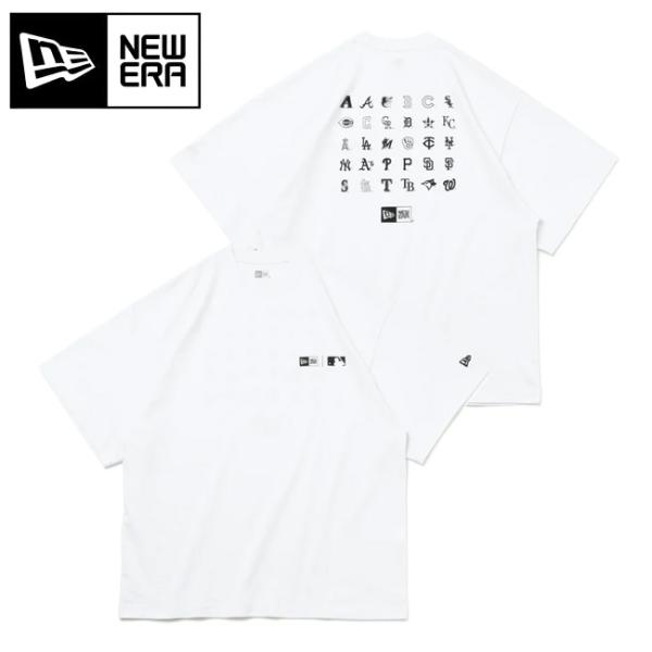 NEWERA ニューエラ オーバーサイズド コットン Tシャツ MLB Apparel ホワイト 1...