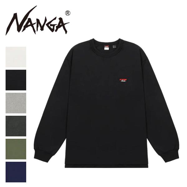 NANGA ナンガ ECO HYBRID BOX LOGO EMBROIDERY L/S TEE エ...