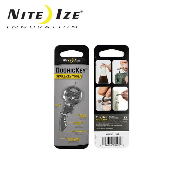 NITE-IZE ナイトアイズ ドゥーヒッキー スカルキー KMTSK-11-R3 【 マルチツール...