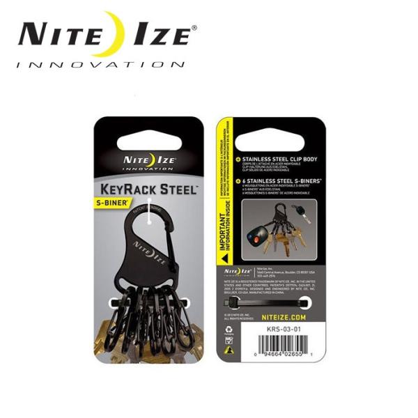 NITE-IZE ナイトアイズ キーラック ステンレススチール NI02655 【 日本正規品 アク...