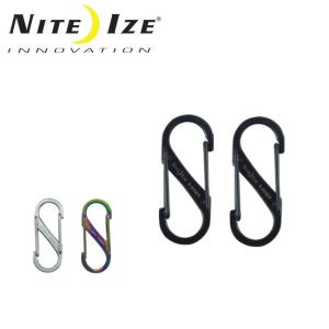 NITE-IZE ナイトアイズ S-BINER ステンレススチール No1 エスビナーSB1-2PK-01/SB1-2PK-11/SB1-2PK-07 【日本正規品/カラビナ】【メール便・代引不可】｜highball