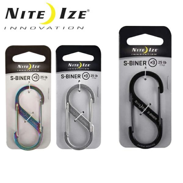 NITE-IZE ナイトアイズ S-BINER STAINLESS No3 エスビナーステンレス S...