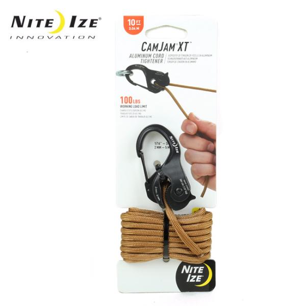 NITE-IZE ナイトアイズ カムジャム アルミニウムXT パラコード コヨーテカラー付 NI59...