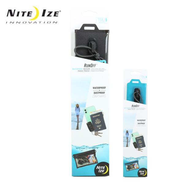 NITE-IZE ナイトアイズ ランオフ ウォータープルーフトラベルポーチM ROFM 【防水/アウ...