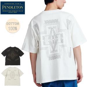 PENDLETON ペンドルトン Back EMB S/S Tee バックエンブレムショートスリーブティー 4275-6007 【Tシャツ/半袖/コットン】【メール便・代引不可】｜Highball
