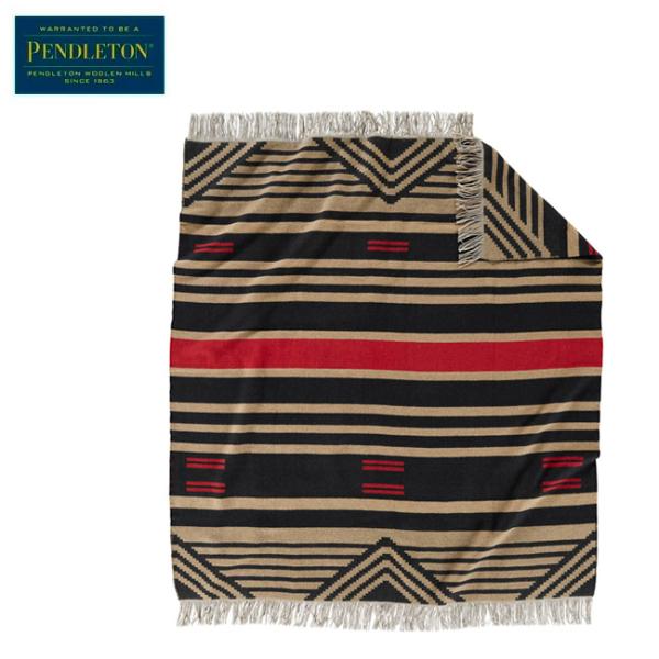 PENDLETON ペンドルトン フリンジジャガードスロー ピニャンストライプ ZF646-5387...