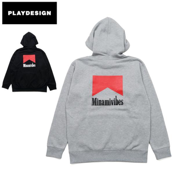 PLAYDESIGN プレイデザイン MINABORO HOODED SW MINABOROフーディ...