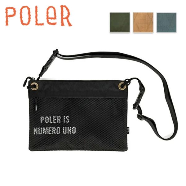 POLeR ポーラー X-CLOTH SACOCHE サコッシュ 241MCV-04 【 ショルダー...