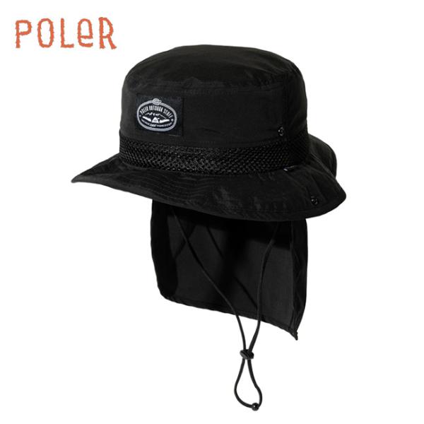 POLeR ポーラー 2WAY DRAW+SUNGUARD BRIM HAT 2ウェイドローサンガー...