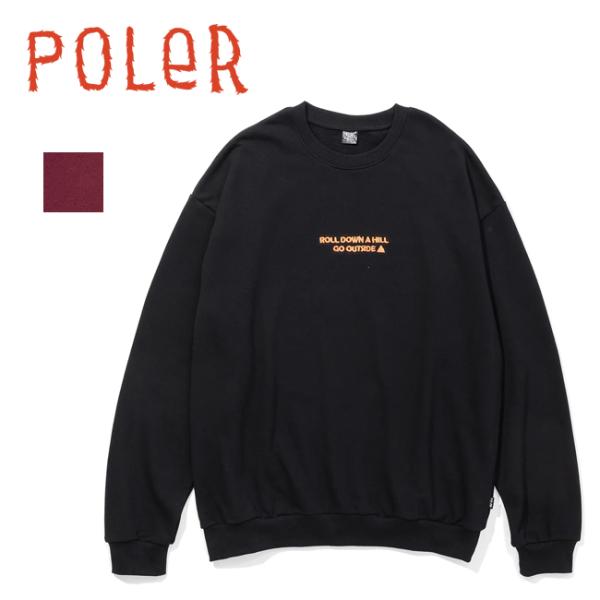 POLeR ポーラー ROLL DOWN CREW ロールダウンクルー 253MCV0048 【 ト...