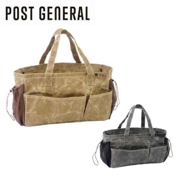 POST GENERAL ポストジェネラル WAXED CANVAS TOOL BAG RECT ワ...