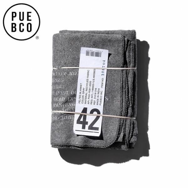 PUEBCO プエブコ FELTED BLANKET フェルトブランケット Gray 108704 ...