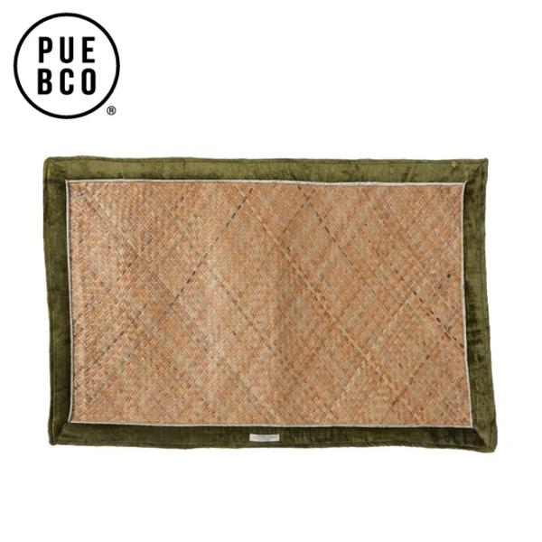 PUEBCO プエブコ HANDWOVEN NAP MAT Olive ハンドウーブンナップマット ...