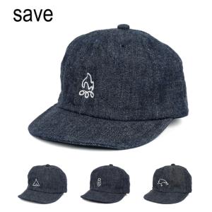 save セーブ INDIGO CANVAS CAP インディゴキャンバスキャップ NEP INDIGO 2021-10/S-06 【帽子/刺繍/アウトドア】【メール便・代引不可】｜highball