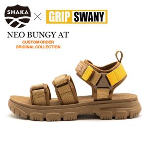 SHAKA×GRIP SWANY シャカ×グリップスワニー 別注 NEO BUNGY AT ネオバンジーエーティー 433146GS【サンダル/スポサン/メンズ/26cm/27cm/28cm/29cm/コヨーテ】