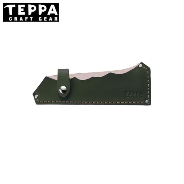 TEPPA てっぱ 焚火鉈 栗 専用革ケース オリーブドラブ MZ14021 【 斧 焚き火 アウト...