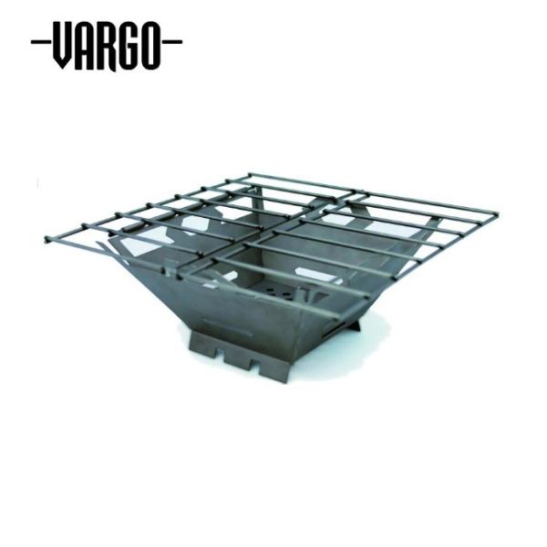 VARGO バーゴ チタニウムファイヤーボックスグリル T-433 【焚き火台/コンロ/バーベキュー...