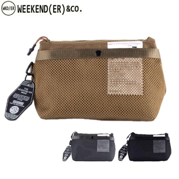 WEEKEND(ER) ウィークエンダー MESH&amp;POUCH メッシュ&amp;ポーチ 78582 【 小...