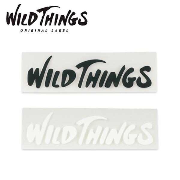 WILDTHINGS ワイルドシングス CUTTING LOGO STICKER カッティングロゴス...