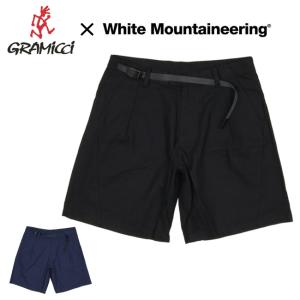 White Mountaineering ホワイトマウンテニアリング WM×GRAMICCI DARTED SHORT PANTS ダーテッドショートパンツ WM2171411 【グラミチ/コラボ/半パン/メンズ】｜highball