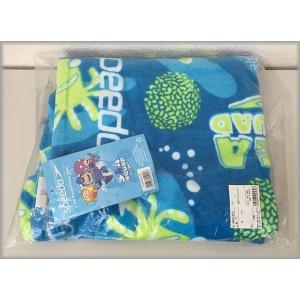 未使用 SPEEDO ゴールドウィン SEA SQUAD ポンチョ フード バスタオル ブルー 水泳...