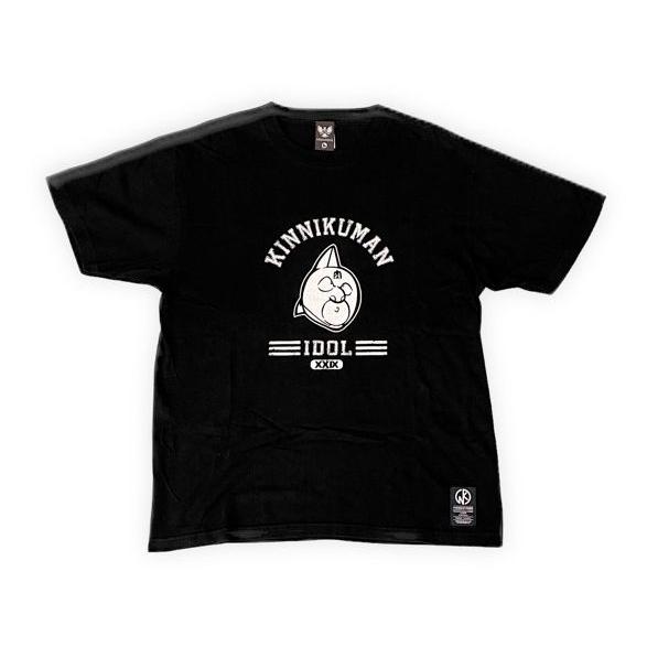 キン肉マン マッスルアパレル Tシャツ KINNIKUMAN アイドル超人 バンバンビガロ ブラック...